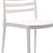 Flash Furniture Bridgeport Indoor-Outdoor Stacking Patio Chair w/Slatted Backrest, All-Weather Resin Chair, White DHF-317-APP-WH-GG - alternate 3