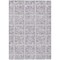 Homeroots 5' X 8' Lavender And Silver Medallion Washable Indoor Outdoor Area Rug 589339 - alternate 4