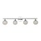 Jonathan Y Maeve 32.5" 4-Light Iron/Glass Contemporary Glam LED Vanity Light, Chrome JYL7537A - alternate 1
