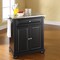 Crosley Alexandria Stainless Steel Top Portable Kitchen Island/Cart KF30022ABK - alternate 4