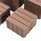 Edendirect 1 ft. x 1 ft. Quick Deck Composite Interlocking Deck Tile in Brown-6 44 sq. ft. per Box ED-W206P151693 - alternate 4