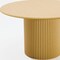 Homeroots 52" Brown Solid Wood Pedestal Base Round Top Dining Table 720977 - alternate 3