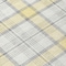 Homeroots 8' Yellow And Gray Round Plaid Washable Indoor Outdoor Area Rug 601376 - alternate 3