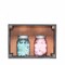 Homeroots 12" Organic Black and Natural Distressed Wood Stacking Milk Crate 471945 - alternate 2