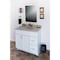 Craftmark Shaker Retreat Wht 36'' Wx34'' Hx21''D Vanity Base without Top 2 Door/2 Drawer SR3621D - alternate 4