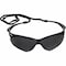 Kleenguard V30 Nemesis Safety Glasses, Anti-Fog & Anti-Scratch, Wraparound, Black Frame, Smoke (Gray) Lens 22475 - alternate 1