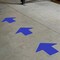 Brady ToughStripe Max Floor Marking Arrow 2 in W x 5 in H Blue, 20PK 177137 - alternate 2