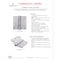 Global Door Controls 4.5 in. x 4 in. Commercial Full Mortise Square Corner Door Hinge with Fixed Pin - Pack of 3 CP4540BB-US15-M - alternate 3