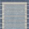 Homeroots 8' X 10' Navy Blue And Denim Blue Striped Washable Indoor Outdoor Area Rug 610489 - alternate 3