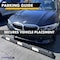 Traffic Kontrol Parking Wheel Stop, 6ft Long, Black With White Stripes, Recycled Rubber, Lag Bolt Hardware TK-PS-6-BKWH-B-KIT - alternate 3