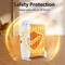 Edendirect Compact 700W Oil-Filled Radiator Heater with Adjustable Thermostat & Safety Protection White ZR-OH-12-WHITE - alternate 3