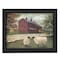 Homeroots Hancock Sheep 1 Black Framed Print Wall Art 404681 - alternate 1