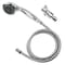 Boston Harbor Hand-Held Shower Head, 1.75 6.6 80 gpm L/MIN psi, 1/2-14 NPT Connection, Threaded, PVC, Chrome HS00813CP - alternate 1