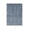 Homeroots 9' X 12' Blue And Ivory Floral Washable Indoor Outdoor Area Rug 605721 - alternate 3