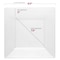 Smarty Had A Party 9.5" Clear Square Plastic Dinner Plates (120 Plates), 120PK 6929-CASE - alternate 3