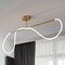 Jonathan Y Alessio 48" Contemporary Minimalist 360 Adjustable Silicone Neon Rope Dimmable Linear Integrated LED JYL7138A - alternate 7