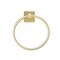Paradise Bathworks Avalon, Towel Ring, Satin Brass 68004 - alternate 2