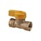 Everflow FIP Superior One Piece Gas Ball Valve, Brass 1/2" OP4512 - alternate 2