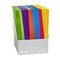 C-Line Products 2-Pocket Laminated Paper Portfolio with 3-Hole Punch, Assorted, 100PK 06300 - alternate 1