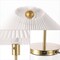 Jonathan Y Freida 21.25" Modern Glam Metal Column LED Table Lamp w/USB Charging Port and Pleated Shade, Brass Go JYL1149A - alternate 2