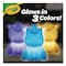 Crayola Light Ups Recolorable Unicorn with (3) Ultra-Clean Washable Markers, Ages 4 and Up, 4 Pieces 74-7633 - alternate 2