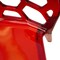 Leisuremod Modern Dynamic Dining Chair, Transparent Red, 2PK DC19TR2 - alternate 2