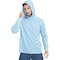 Protectx Sun Protection Hoodie, Polyester, Arctic Blue, M, 2 PK HD-APL130-ART-02-M - alternate 4
