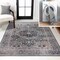 Jonathan Y Alacati Ogee Medallion Non-Slip Machine-Washable Dark Green/Dark Beige 4 ft. x 6 ft. Area Rug WSH103B-4 - alternate 1
