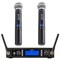 Gemini Wireless Microphone System w/ 2-Mics & State-of-the-Art UHF receiver w/Selectable Frequencies from UHF-6200M-R2 - alternate 1