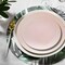 Smarty Had A Party Pink with Gold Organic Round Plastic Dinnerware Value Set (120 Dinner Plates+120 Salad Plates), 240PK 930PGVP-CASE - alternate 3