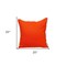 Homeroots 20" Orange Cotton Throw Pillow 529317 - alternate 3