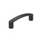 Amerock Rift 3 inch (76mm) Center-to-Center Matte Black Cabinet Pull, 10PK 10VMP36898FB - alternate 1