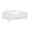 Homeroots 70" White And Silver Metallic Top Grain Leather Loveseat 534098 - alternate 4