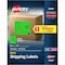 Avery reg High Visibility Neon Shipping Labels, Green, 5PK AVE5940 - alternate 1