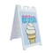 Signmission Soft Serve Vanilla Ice Cream, A-Frame & 2 Decals Installed, Heavy-Duty Plastic Frame SBHD-D-2436-Soft Serve Vanilla Ice Cream - alternate 1