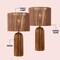 Jonathan Y Hazel 24" Bohemian Coastal Fluted Scalloped Cylinder Resin w/Hand-Woven Paper Rope Drum Shade L, 2PK JYL5511A-SET2 - alternate 4