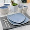 Gibson Elite 16 Piece Soho Lounge Reactive Glaze Stoneware Dinnerware Set in Light Blue 131155.16R - alternate 4