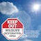 Signmission Keep Out Wildlife Restoration Area, 4 inch X 4 inch, Vinyl Decal, 2PK OC-D-2PACK-4-344 - alternate 2