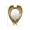 Homeroots 22" Gold Heart Resin Framed Accent Mirror 485042 - alternate 2