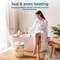 Serenelife Digital Display Bucket Towel Warmers, White Large Towel Warmer for Spa and Bathroom, Luxury Towel SLTLW101 - alternate 2