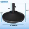 Us Weight 30 lbs. Fillable Round Black Umbrella Base for Patio Table FUB30BE - alternate 4