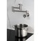Kingston Brass Wall Mount Pot Filler Faucet, Brushed Nickel KS8108RX - alternate 2