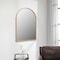 Homeroots 34" Gold Metal Beaded Arch Accent Mirror 632512 - alternate 3