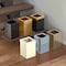 Gatco Modern Square 3 Gal. Wastebasket, Brushed Brass 1913B - alternate 2