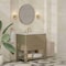James Martin Vanities Lucian 36" Single Vanity, Pebble Oak, w/ 3 CM Siberian Silestone Widespread Top D704-V36-PBO-WSFR - alternate 3