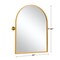 Homeroots 36" Gold Arch Metal Framed Standing Mirror 565106 - alternate 2