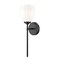 Z-Lite Oren 1-Light Wall Sconce, 5.25 in W, Matte Black 7004-1S-MB - alternate 1