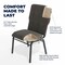 Flash Furniture Advantage Charcoal Gray Discount Church Chair, 21" Wide EPCHT-111 - alternate 2