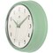 Infinity Instruments Retro Round Metal Wall Clock, Meadow Mist, 9.5 in 10940MM - alternate 4