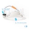 Infibrite 6 In. Retrofit 4000K Cool White LED Recessed Light Kit 12W 1100LM, Dimmable, Wet Rated IB-006-4-12W-WH - alternate 4